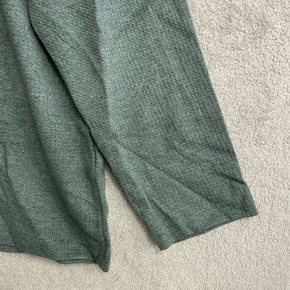 NEW English Laundry Men's XXL Green Long-Sleeve Crew Neck Waffle Knit Sweatshirt - Picture 5 of 11